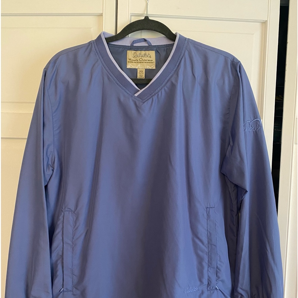 Cabalas Womens Medium Wind Crest Pullover Jacket, Golf Jacket, Rain Gear
